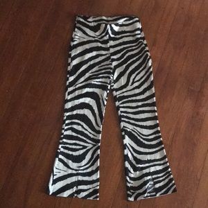 Zebra Capri pants